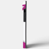 ピンクリボンブレストガン認識度アートプリント Case-Mate iPhoneケース (裏面 / 左)