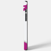 ピンクリボンブレストガン認識度アートプリント Case-Mate iPhoneケース (裏面 / 左)