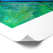 ピンクリボンホープEkleberryファインアート ポスター (角)