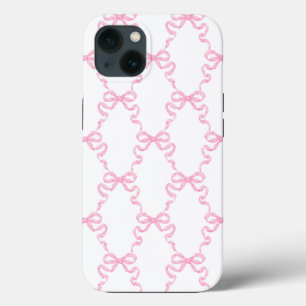 ピンクリボンボウトレリス iPhone 13ケース