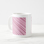 ピンクリボンマクロ コーヒーマグカップ (正面左)