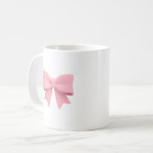 ピンクリボンマグ コーヒーマグカップ (正面左)