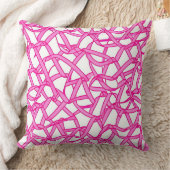 ピンクリボンメッシュ クッション (ブランケット)