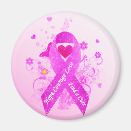 ピンクリボンヴィンテージ マグネット