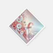 ピンクリボン乳がんサポート スタンダードカクテルナプキン (角)