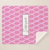 ピンクリボン乳がん生存者シェルパブランケット シェルパブランケット (正面(横))