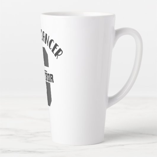 ピンクリボン乳がん生存者 カフェラテマグ (右)