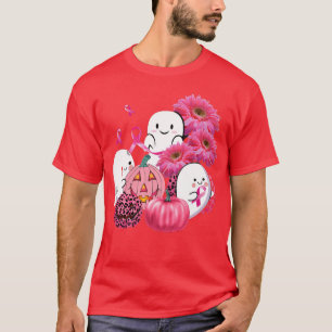 ピンクリボン乳がん認識度幽霊女性き Tシャツ