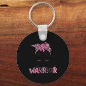 ピンクリボン乳がん認識度戦士めちゃみ キーホルダー (正面)