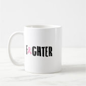 ピンクリボン乳がん認識度戦士ギフト コーヒーマグカップ (左)