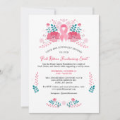 ピンクリボン乳がん認識度招待状 招待状 (正面)