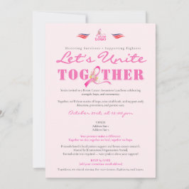 ピンクリボン乳がん認識度昼食会 招待状