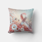 ピンクリボン乳がん認識度 クッション (正面)