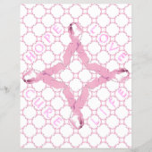 ピンクリボン乳がん認識度 チラシ (正面)