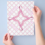 ピンクリボン乳がん認識度 チラシ (手)