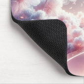 ピンクリボン乳がん道路 マウスパッド (コーナー)