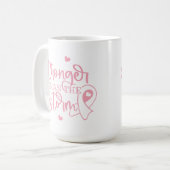 ピンクリボン乳がん コーヒーマグカップ (正面左)