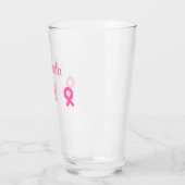 ピンクリボン乳がん（名前）4Amanda タンブラーグラス (左)