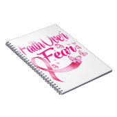 ピンクリボン信仰ティー乳がん生存者 ノートブック (右側)