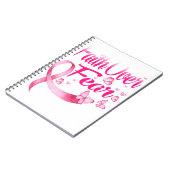 ピンクリボン信仰ティー乳がん生存者 ノートブック (左側)