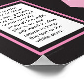 ピンクリボン募金 ポスター (角)