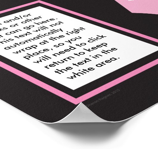 ピンクリボン募金 ポスター (角)