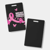 ピンクリボン女性がん乳がん認識度 バッジ (正面＆裏面)