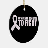 ピンクリボン女性がん認識度乳がん セラミックオーナメント (右)