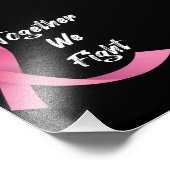 ピンクリボン女性がん認識度乳がん フォトプリント            (角)