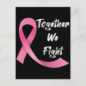 ピンクリボン女性がん認識度乳がん ポストカード (正面)