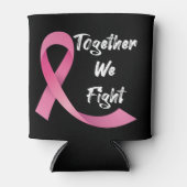 ピンクリボン女性がん認識度乳がん 缶クーラー (正面)