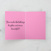 ピンクリボン季節のごあいさつ シーズンカード (内部)