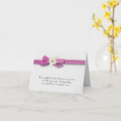 ピンクリボン悔やみや弔慰サンキューカード カード (黄色い花)