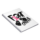 ピンクリボン戦士乳がんノート ノートブック (右側)