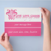 ピンクリボン毎日 チラシ (手)