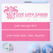 ピンクリボン毎日 チラシ (シングル)