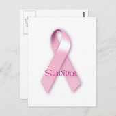 ピンクリボン生存者はがき ポストカード (正面/裏面)