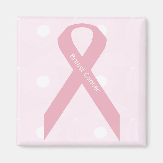 ピンクリボン磁石 マグネット (正面)