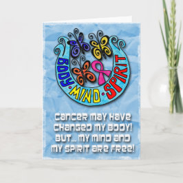 ピンクリボン蝶体心霊 カード