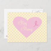 ピンクリボン認識度ステイ ポストカード (正面/裏面)