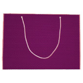 ピンクリボン認識度炭素繊維 ラージペーパーバッグ (裏面)