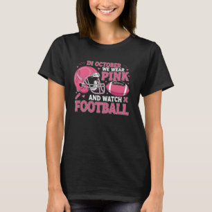 ピンクリボン運動 ピンク色の乳がん啓発グッズ 10月はピンクリボンの月 Tシャツ