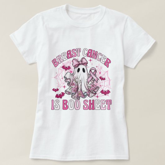 ピンクリボン運動 Tシャツ (デザイン正面)