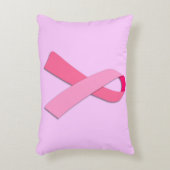ピンクリボン アクセントクッション (正面(垂直))