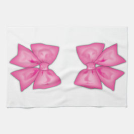 ピンクリボン キッチンタオル