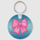 ピンクリボン キーホルダー (正面)