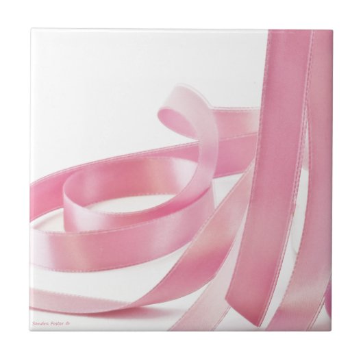 ピンクリボン タイル (正面)