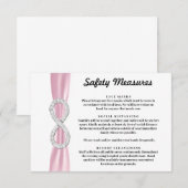 ピンクリボン ダイヤモンド インフィニティ セーフティー対策 エンクロージャーカード (正面/裏面)