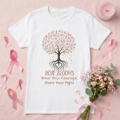 ピンクリボン ツリー オブ ホープ - 乳がん啓発 Tシャツ