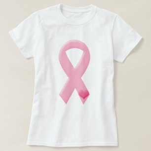 ピンクリボン(ハート) Tシャツ